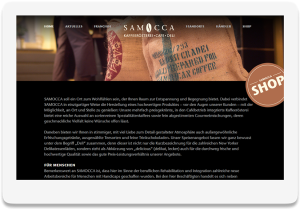 Referenz Website Samocca